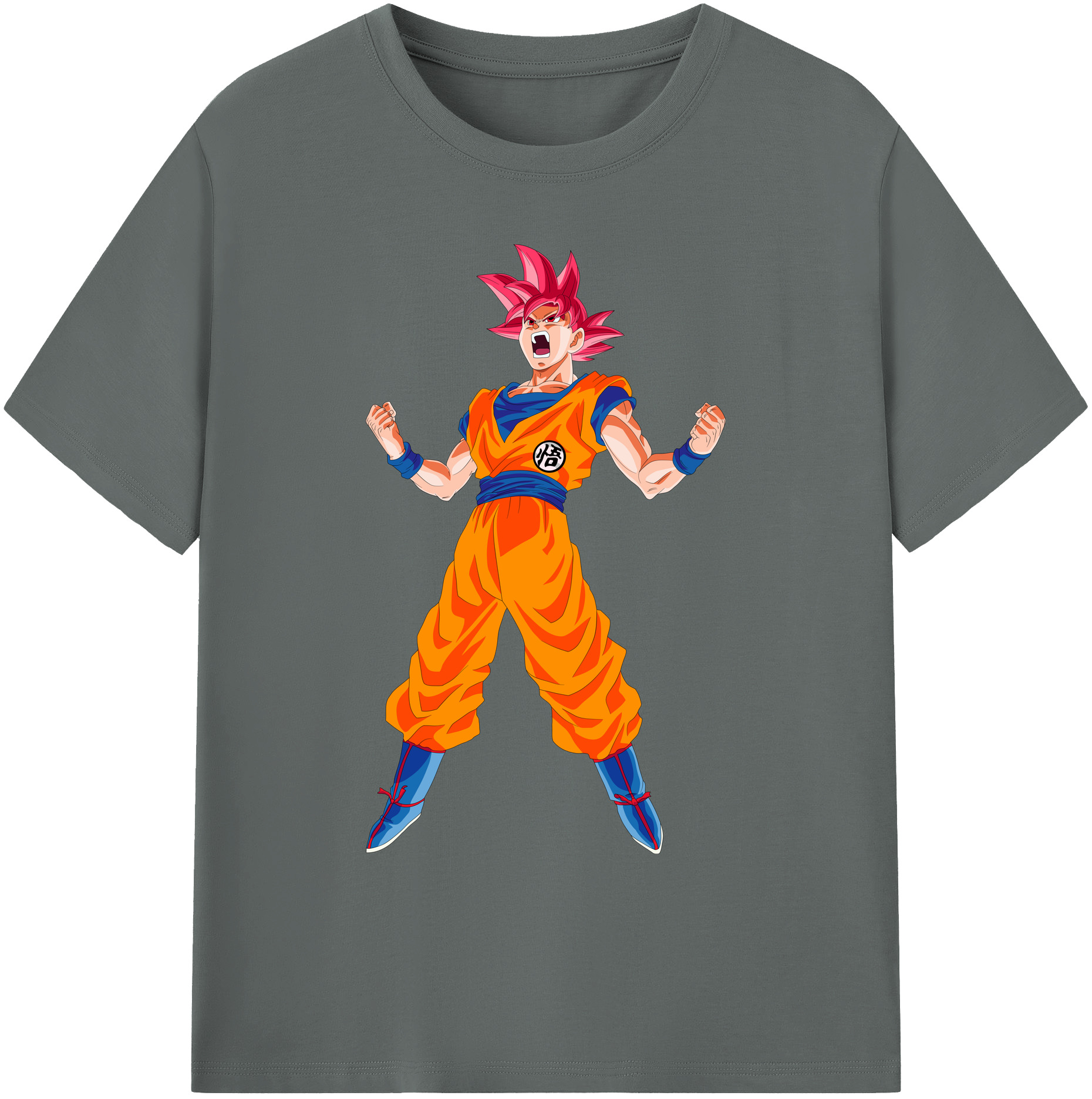 （画像用） ドラゴンボール 孫悟空（そん ごくう）Son Goku カカロット DRAGON BALL Kakarotto 綿100％ メンズ半袖Tシャツ｜肌触りやわらか＆通気性